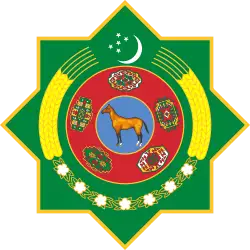 Turkmaniston: gerbi