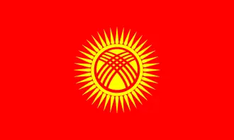 Qirğiziston: bayroği