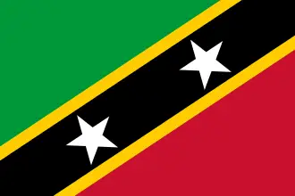 Saint Kitts va Nevis: bayroği