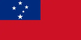 Samoa: bayroği