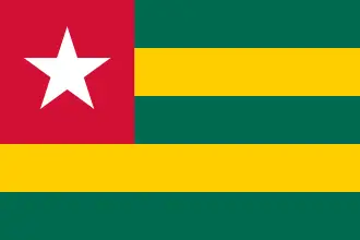 Togo: bayroği